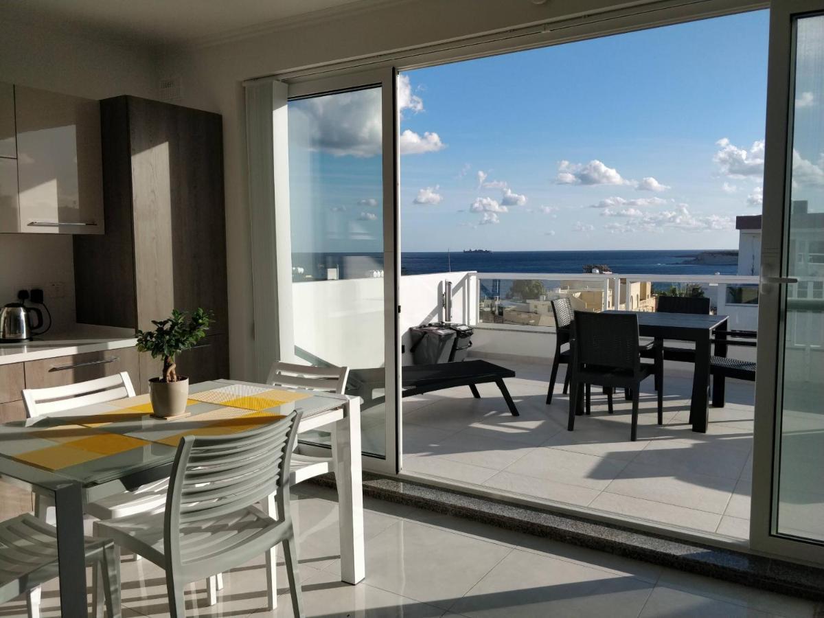 Sea View Penthouse With Large Terrace Irom1-1 Daire Marsaskala Dış mekan fotoğraf